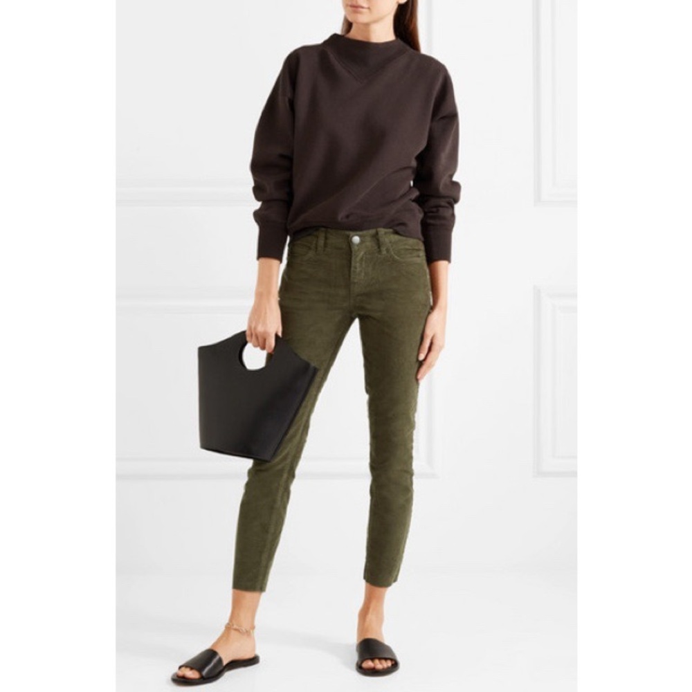 Current Elliott Cropped Corduroy Pants